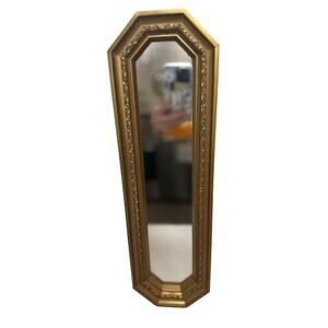 Vintage Syroco Homco Style Accent Wall Mirror Hollywood Regency Gold